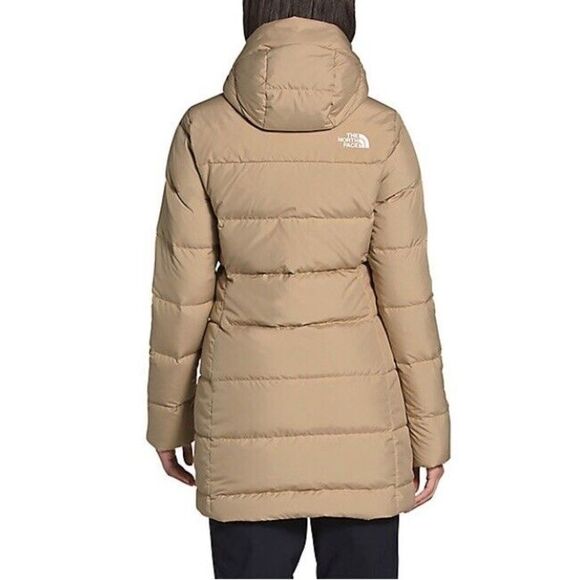 The North Face | Women's Gotham Parka Hooded Jacket in Hawthorne Khaki | XS - Picture 2 of 11